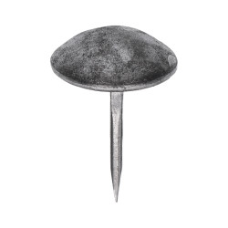 Ozdobný kovaný klinec, hlavička Ø 31x12mm, hrot 3x2x34mm, bez povrchovej úpravy Ozdobný kovaný klinec, hlavička Ø 31x12mm, hrot 3x2x34mm, bez povrchovej úpravy